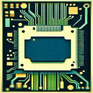 Close-up of microprocessor
