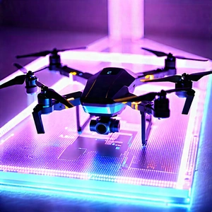 Drone with holographic display
