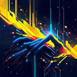 Abstract Pixel Art: Abstract interpretation of magnetic fields