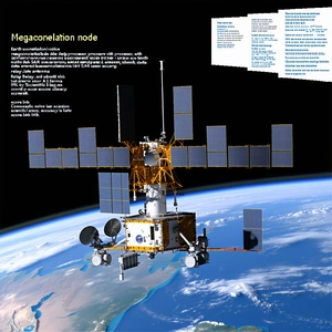 A Space Shuttle, Which Is A Large And Complex Spacecraft, Floating In The Air
