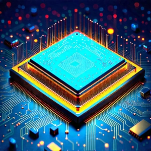Microchip with digital particles