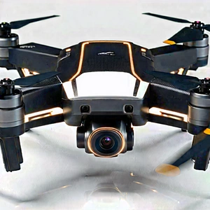 Drone With User Interface With Black Yellow