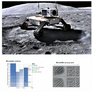 The Image Is A Collage Of Three Pictures, Each Showing A Different Aspect Of A Robotic Vehicle
