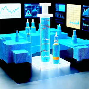 Healthcare Technology In Research Center With Futuristic Setting