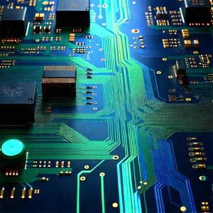 Circuit board with data streams