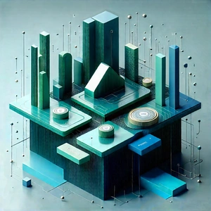 Financial technology in (design:1.44) studio