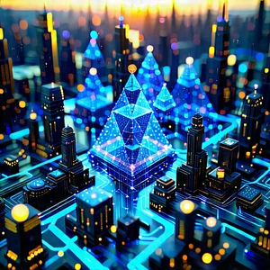 Blockchain network visualization