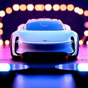 Tech Drone Photography: Innovative electric vehicle design