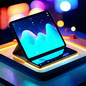 Tablet with streaming content