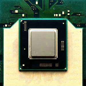 Close-up of microprocessor