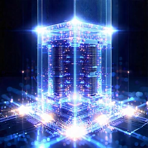 Quantum computer with holographic projection