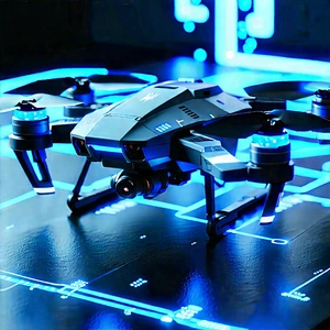 Drone with holographic display