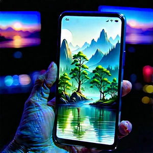 Smartphone with streaming content