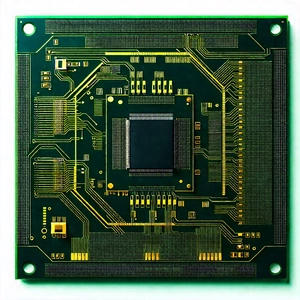 Circuit board with laser scanning
