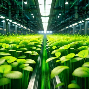 Agricultural Technology In Manufacturing Facility With Image, There