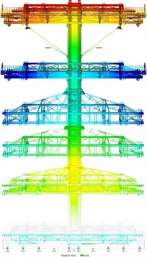 three-dimensional representation building, likely bridge