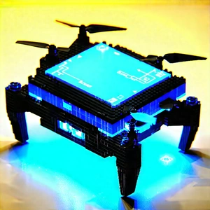 Drone with holographic display