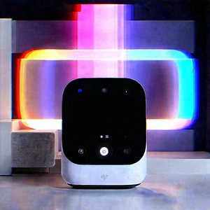 Smart Home Device With User Interface With White Device,