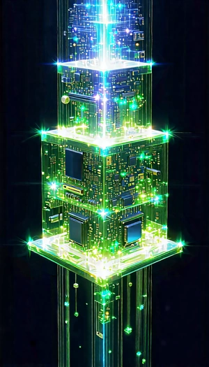 Quantum computer with holographic projection