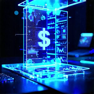 Financial technology in tech office
