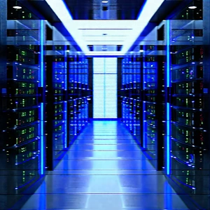 Futuristic Server Room With Image, There