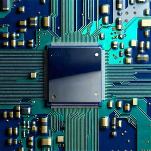 Close-up of microprocessor