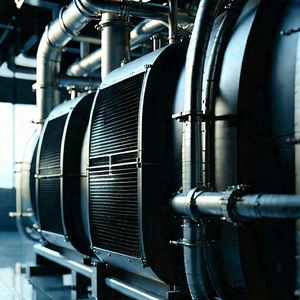 Close-up of cooling system