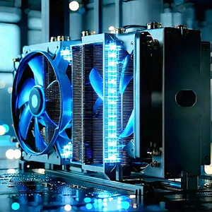 Close-up of cooling system
