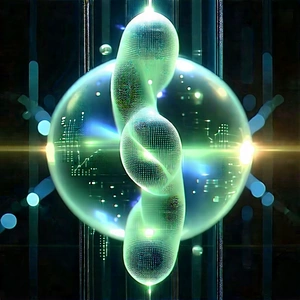 Quantum computer with data streams