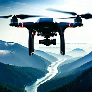 Drone with data visualization