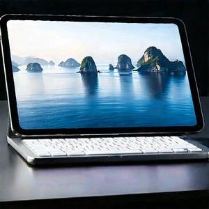 Tablet With Streaming Content With Laptop Computer