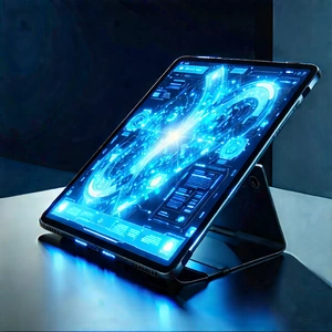 Tablet With Holographic Display With Tablet Computer