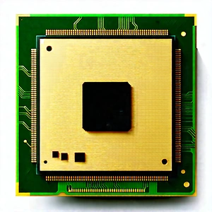 Close-up of microprocessor