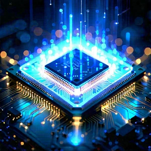 Microchip with holographic projection