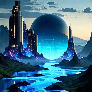 Artificial Intelligence Visualization With Image, There
