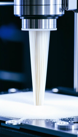 A White Plastic Tube With A Yellowish Hue, Which Is Likely A Plastic Tube