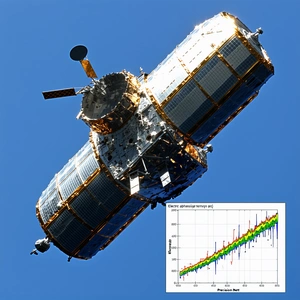 A Space Shuttle Flying High In The Sky