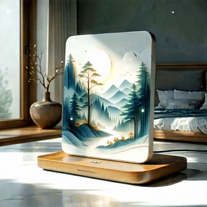 Smart home device with digital artwork