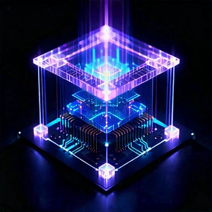 Quantum computer with holographic projection