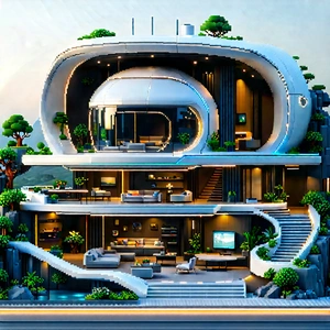 Futuristic smart home