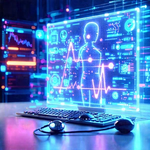 Healthcare technology in tech office