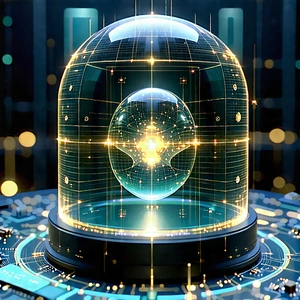 Quantum computer with laser scanning