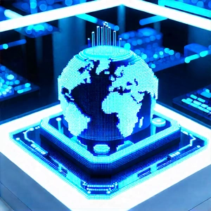 Financial technology in tech office