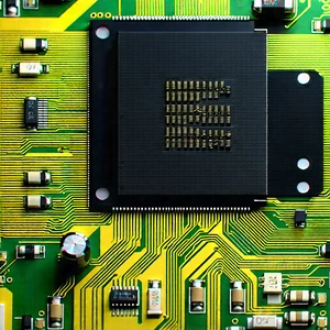 Close-up of electronic circuit