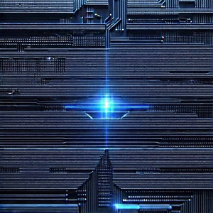 Close-up of sensor array