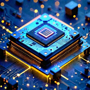 Microchip with laser scanning