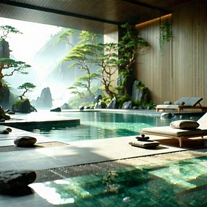 Lifestyle Advertising Photography: Wellness Scene With Natural Lighting With Image, There
