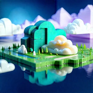 Cloud Computing Visualization With Large, Three-dimensional