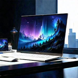 Laptop With Streaming Content With Laptop Computer