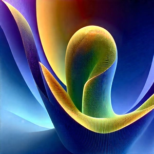 Big Data Visualization With Colorful Abstract